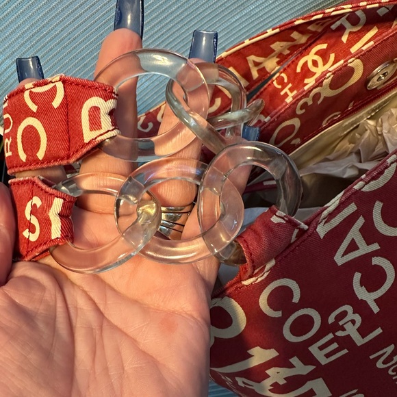 Chanel Cambon 31 Rue Printed CC Tote + Pouch - Picture 14 of 16